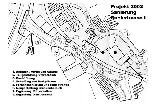 Bachstraße wird erstes Projekt