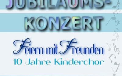 „Kinder- und Jugendchor, der jetzt KLANGFARBEN heißt, feiert 10. Geburtstag“
