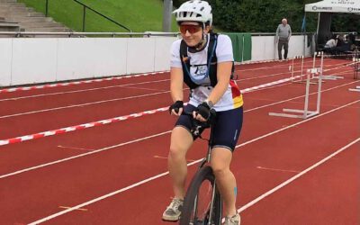 Lena Freimuth schafft Weltrekord mit Einrad