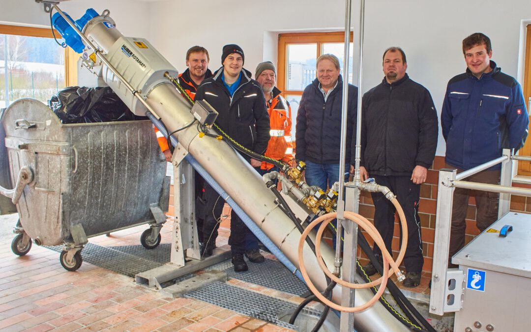 Neuer Siebtrommelrechen sorgt für mehr Betriebssicherheit