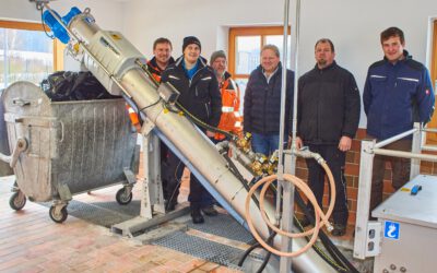 Neuer Siebtrommelrechen sorgt für mehr Betriebssicherheit