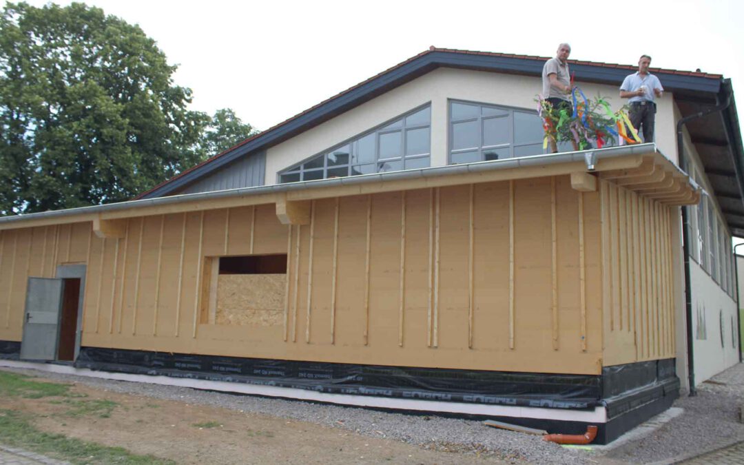 Neue Schießsporthalle steht
