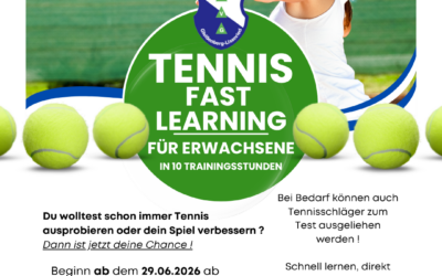 Tennis Fast Learning für Erwachsene – Jetzt einsteigen!