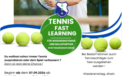 SV Gleißenberg bietet erneuten Tenniskurs an
